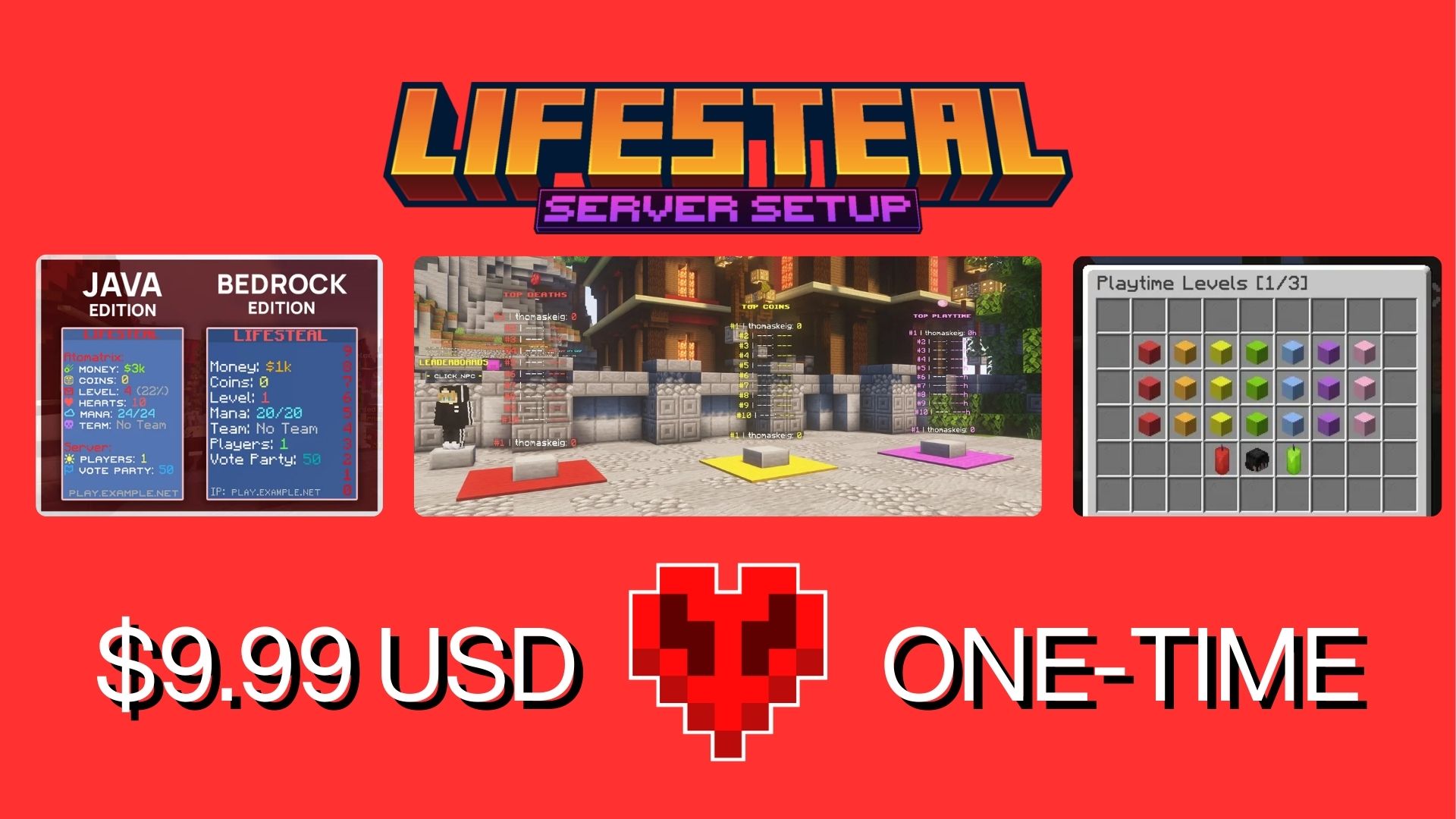 Lifesteal SMP Setup